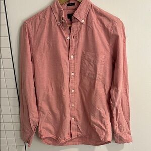 J.Crew Oxford Pink Button-Up Shirt